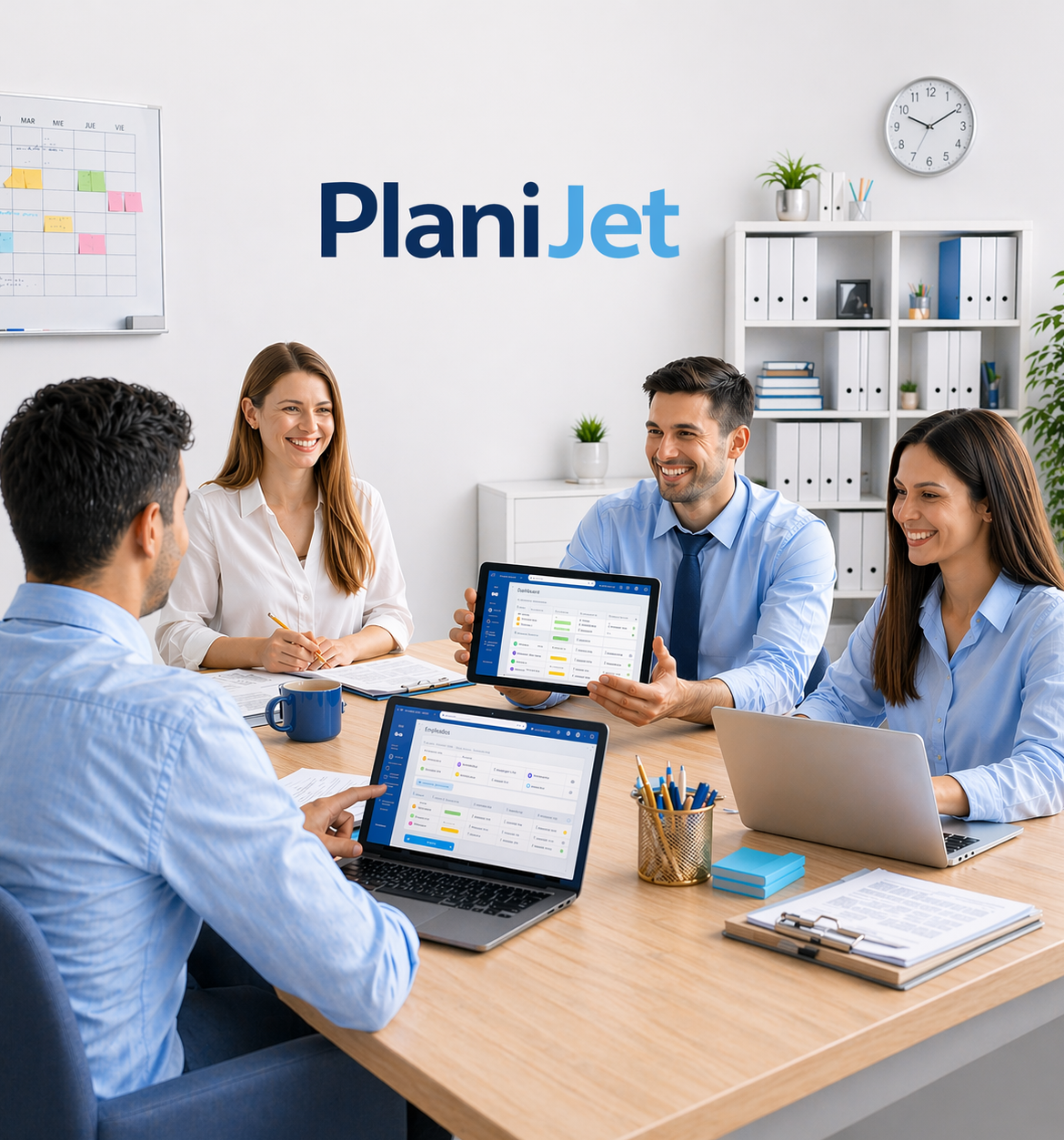 Panel de PlaniJet para recursos humanos, control operativo y trazabilidad laboral